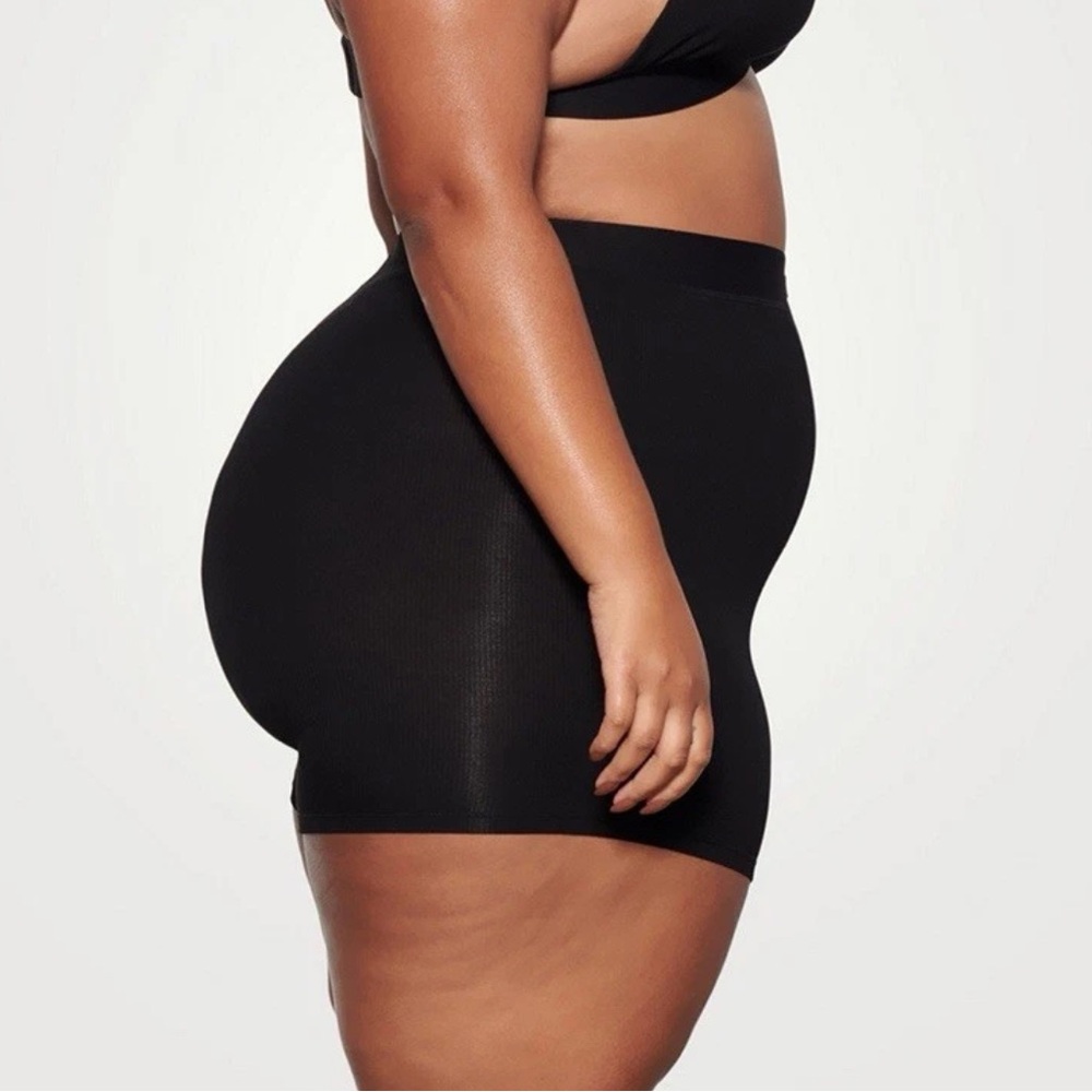 SKIMS Soft Lounge Ribbed Boxer SIZE XL ONYX BLACK